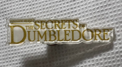 The Secrets Of Dumbledore Pin Badge