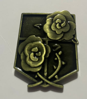 Titan Roses Faction Crest pin