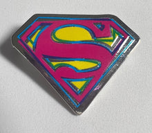 Load image into Gallery viewer, Pink Supergirl Badge