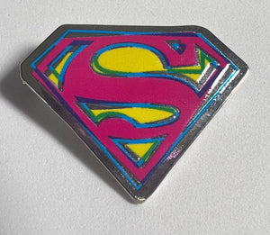 Pink Supergirl Badge