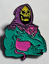 Load image into Gallery viewer, Skeletor Cat Mum Pin
