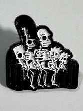 Load image into Gallery viewer, Skeletal Simpsons Sofa Pin