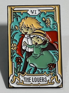 The Lovers Anime Tarot Card Pin