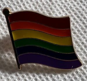 Rainbow Flag Enamel Pin
