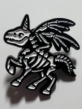 Load image into Gallery viewer, Unicorn Skeleton Pin