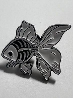 Fish Skeleton Pin