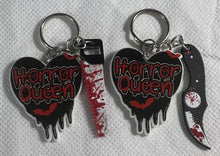 Load image into Gallery viewer, Horror Queen Keyring