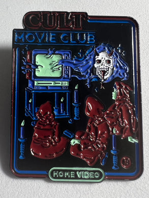 Cult Movie Club Pin