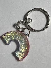 Load image into Gallery viewer, Glitter Rainbow Keyring