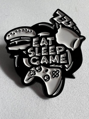 Eat, Sleep, Game Pin