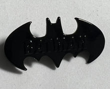Load image into Gallery viewer, Black Batman Logo Badge