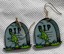 Load image into Gallery viewer, Zombie Grave Earrings