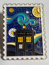 Load image into Gallery viewer, Police Box Stamp Pin