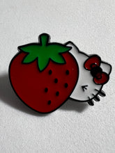 Load image into Gallery viewer, Strawberry Kitty Pin