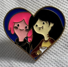 Load image into Gallery viewer, Princess Bubblegum and Marceline Enamel Pin