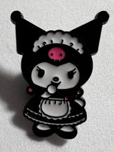 Load image into Gallery viewer, Kuromi Maid Pin