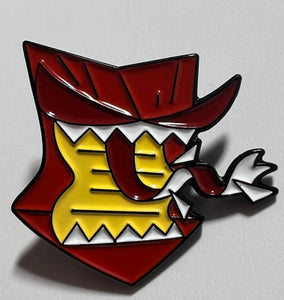 Shouting Letter Pin