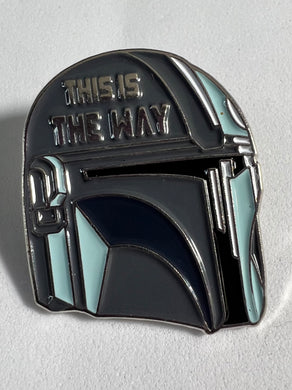 “This Is The Way” Blue Helmet Pin