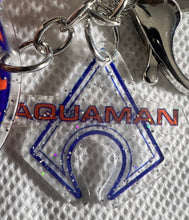 Load image into Gallery viewer, Aquaman Black Manta Keyring