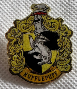 Hufflepuff Crest Enamel Pin