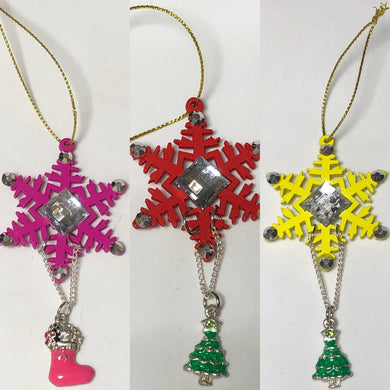 Snowflake Decoration With Hanging Charm - Demize Collectibles LTD