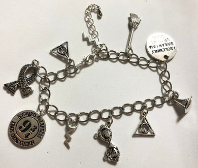 Witch Or Wizard Charm Bracelet - Demize Collectibles LTD