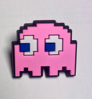 Pink ghost badge