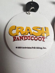 Crash Bandicoot Earrings