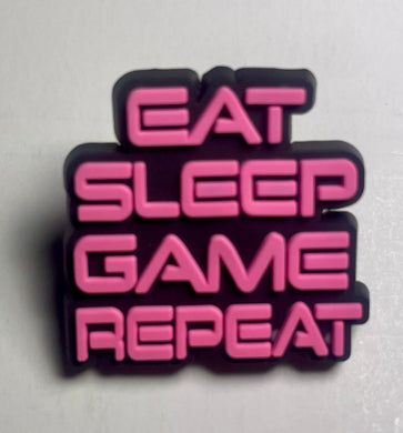 Eat Sleep Game Repeat Badge