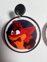 Load image into Gallery viewer, Crash Bandicoot Earrings
