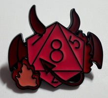 Load image into Gallery viewer, Devil Dice Pin