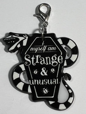 “I Myself Am Strange & Unusual” Bag Clip