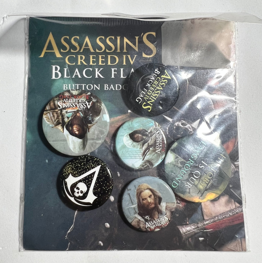 Assassin’s Creed IV Black Flag Button Badge Pack