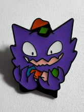 Load image into Gallery viewer, Purple Monster With Shapes Pin