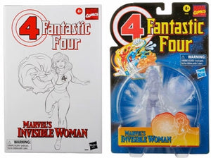 Invisible Women Retro Comics 6”Figure